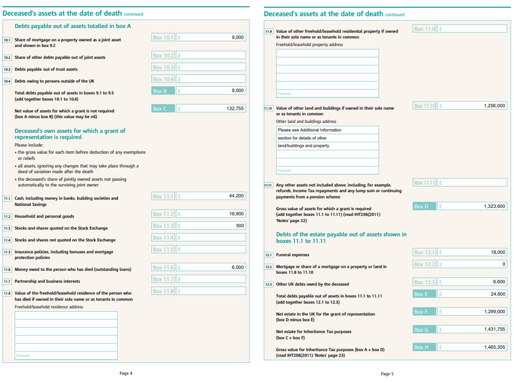 How Do I Prepare An Iht205 Form 4105